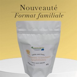 Bananes tranchées lyophilisées 60g